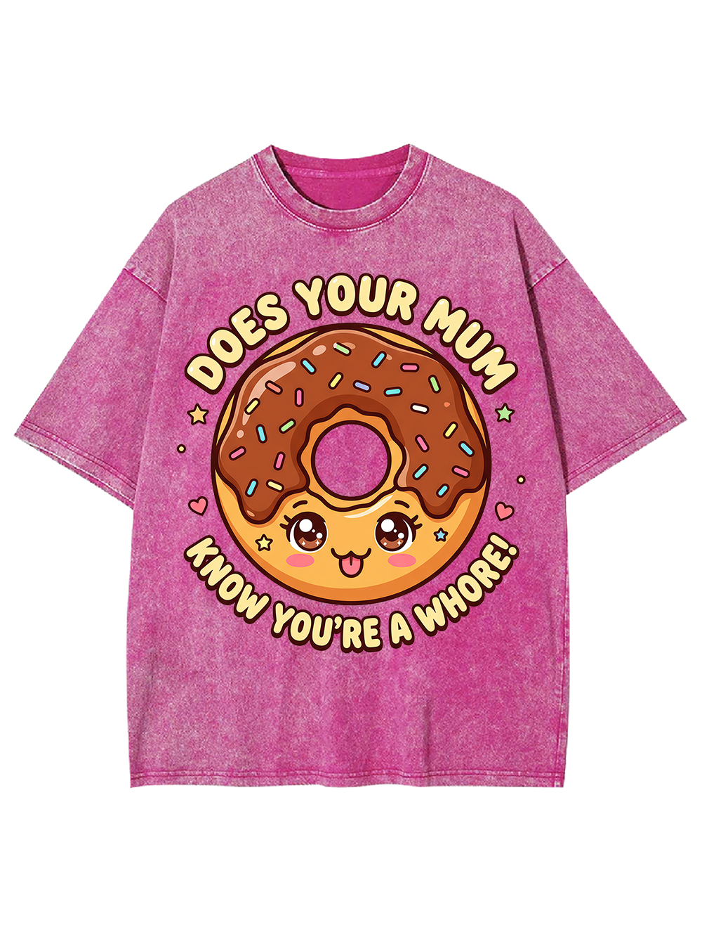 SASSY DONUT WASHED TSHIRT