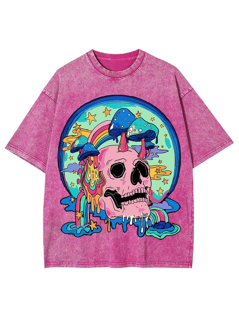 MUSHROOM DREAMSCAPE WASHED TSHIRT