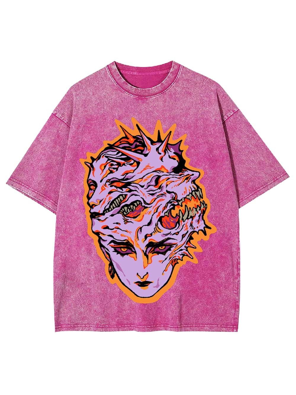 Faces of Chaos Washed Tshirt