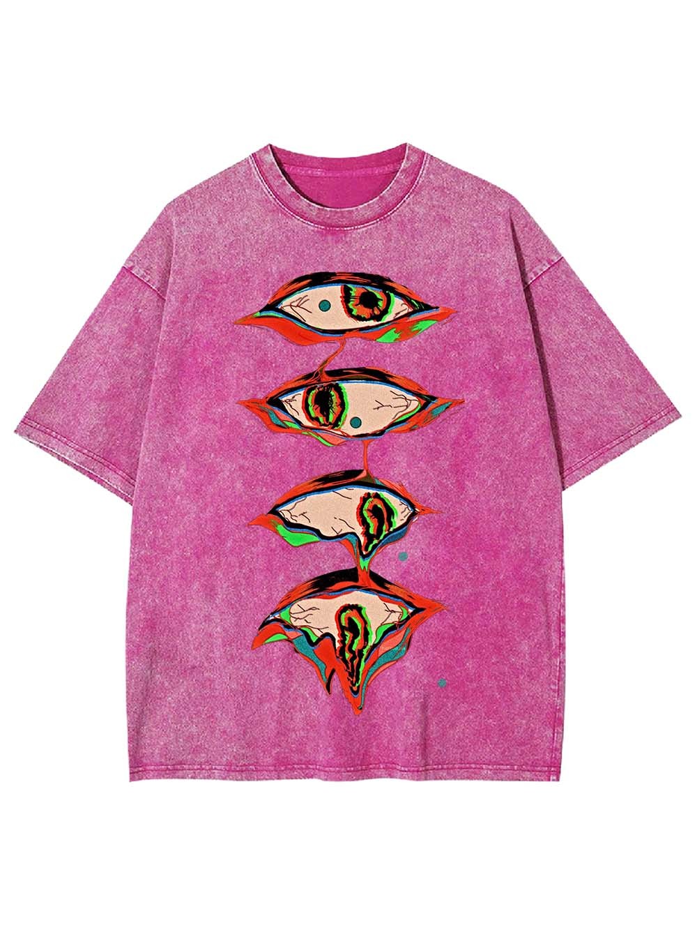 Surreal Eyes Cascade Washed Tshirt