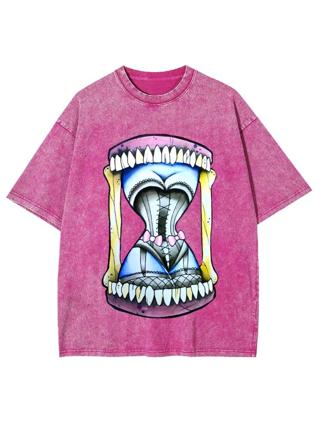 Hourglass of Teeth Washed Tshirt