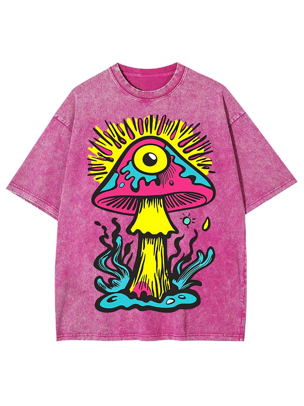 EYE OF THE MUSHROOM WASHED TSHIRT