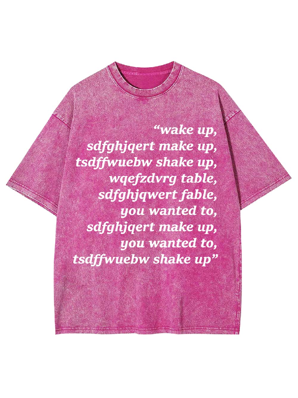 Wake Up Chaos Washed Tshirt