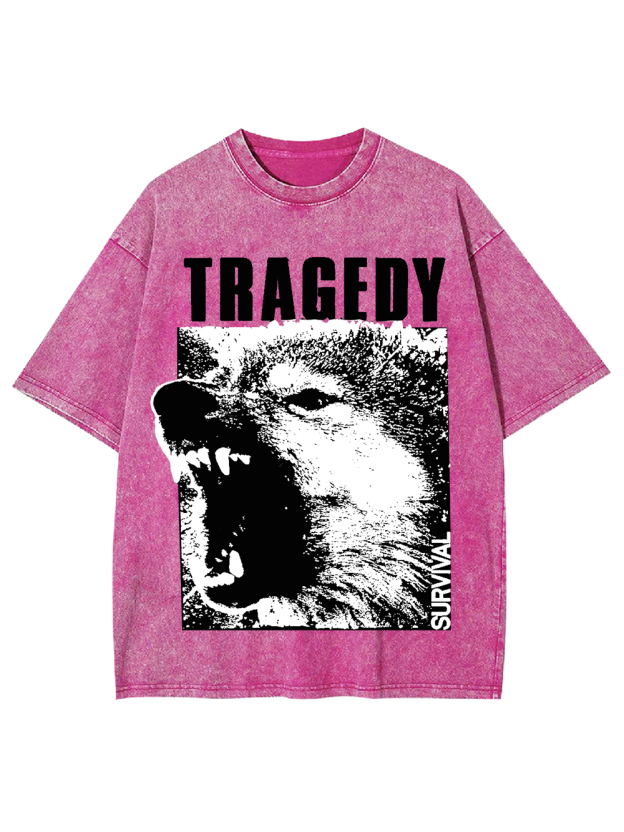 Tragedy Survival Washed Tshirt