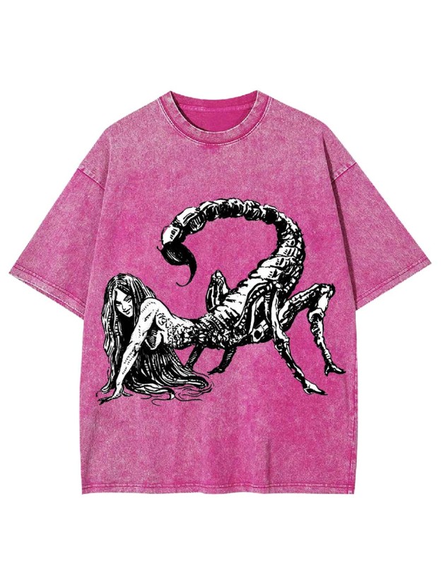 Scorpion Siren Washed Tshirt