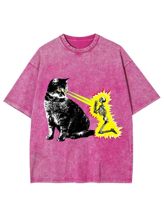 Feline Power Washed Tshirt