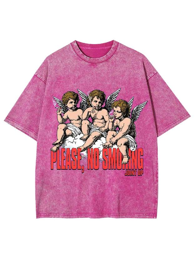 Please, No Smoking Washed Tshirt