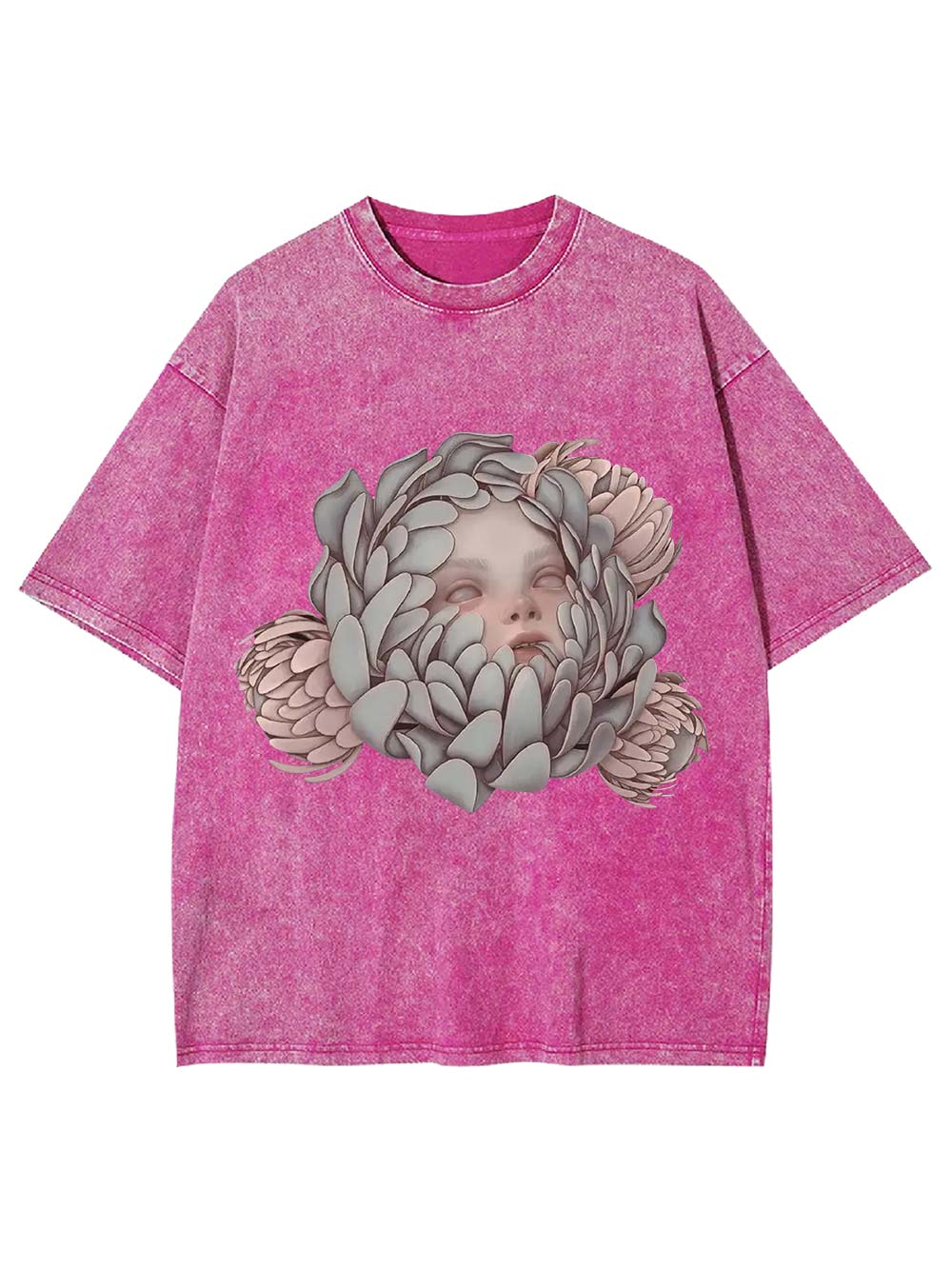 Blooming Silence Washed Tshirt