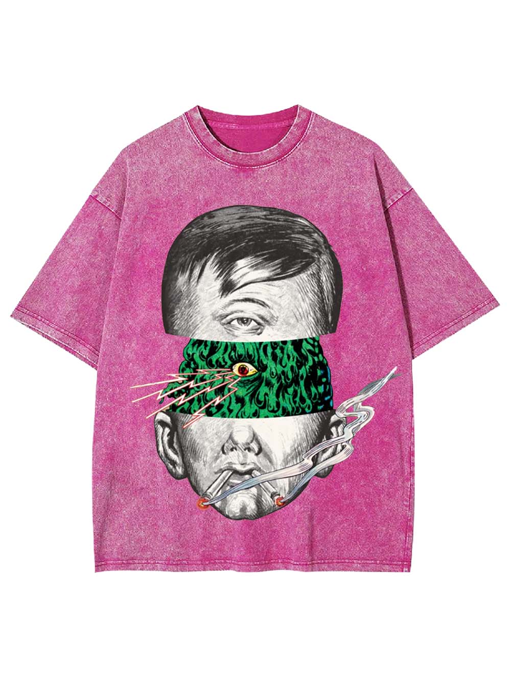 Fractured Perception Washed Tshirt