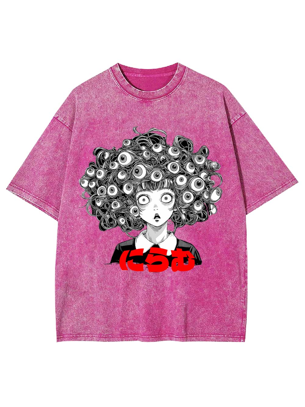 Staring Eyes Washed Tshirt