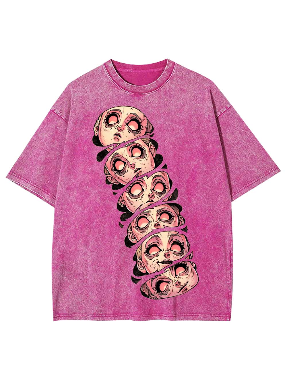 FACES OF DISARRAY WASHED TSHIRT