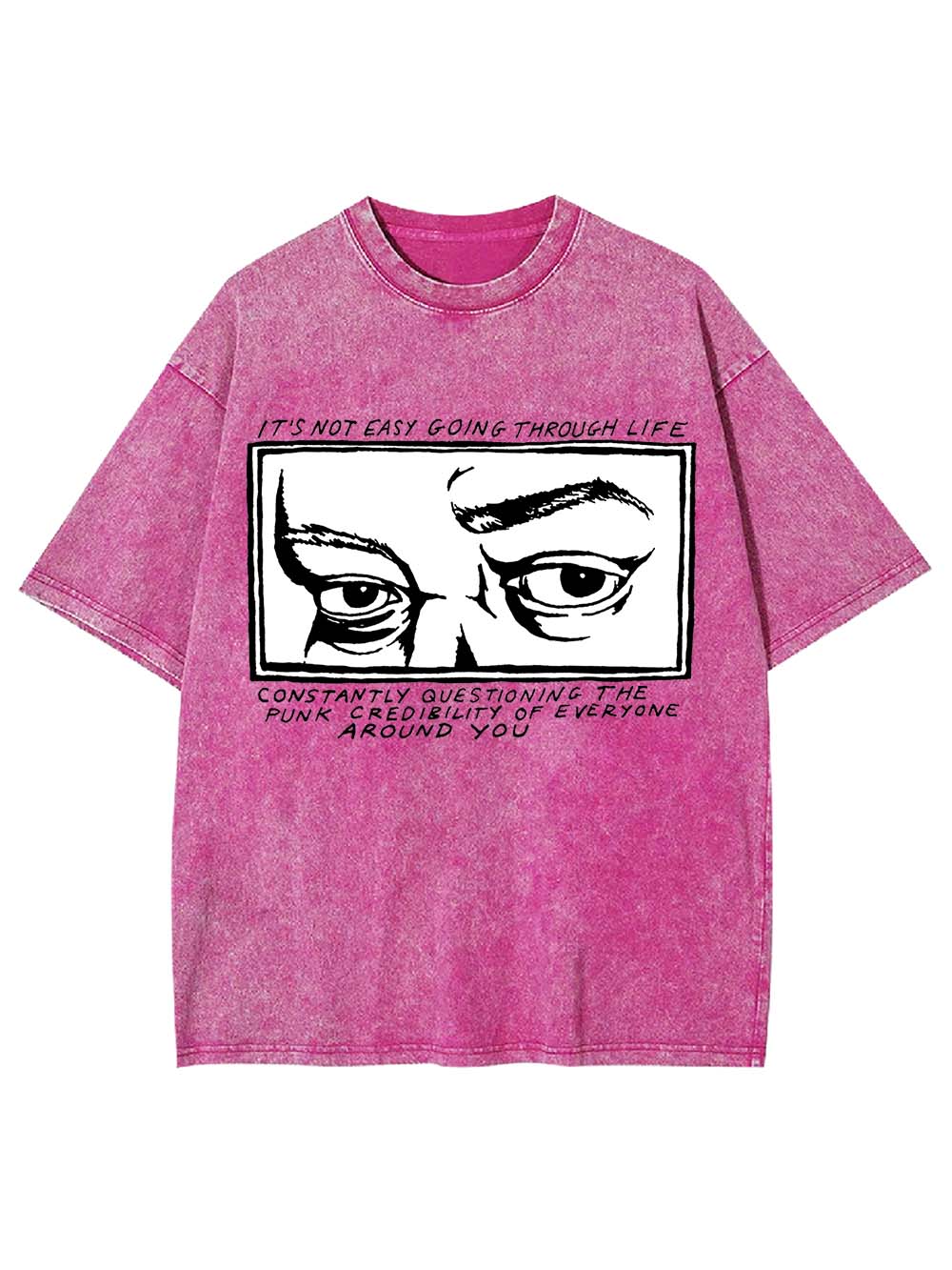 Questioning Punk Credibility Washed Tshirt