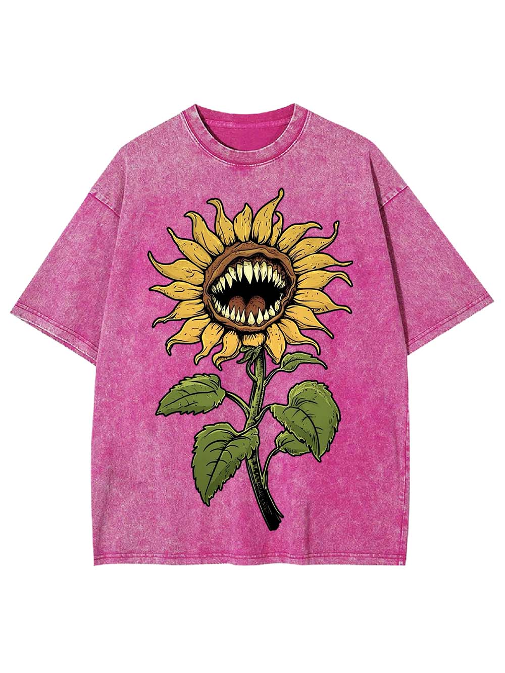 Venomous Sunflower Washed Tshirt