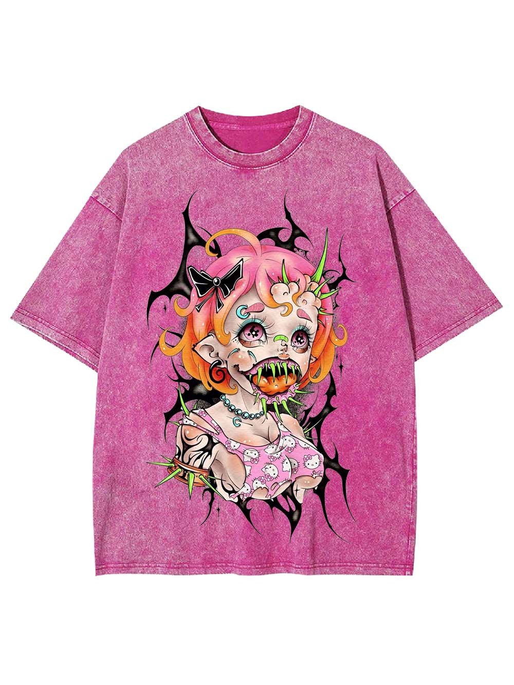Twisted Kawaii Washed Tshirt