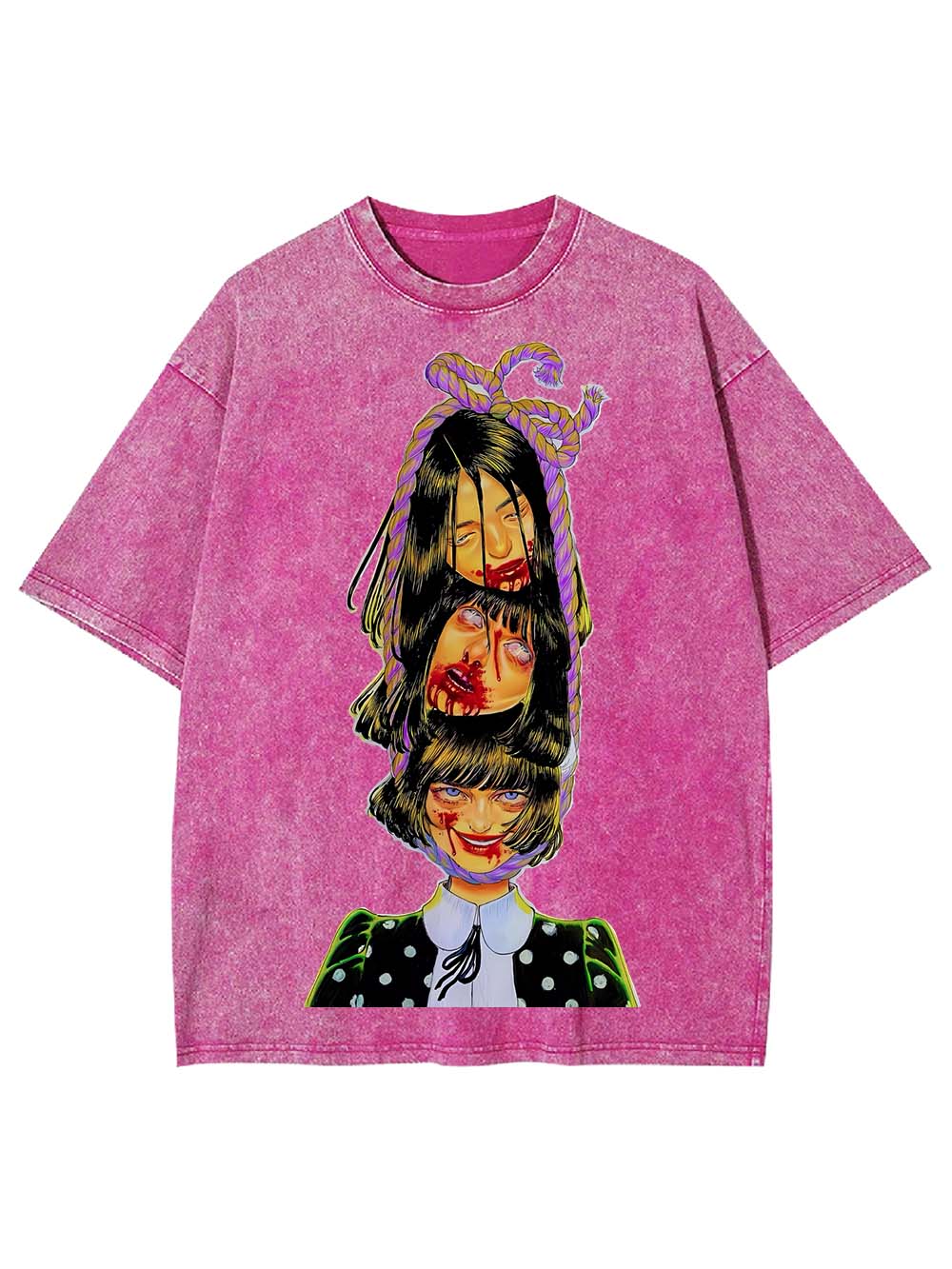 TWISTED FACES OF DARKNESS WASHED TSHIRT