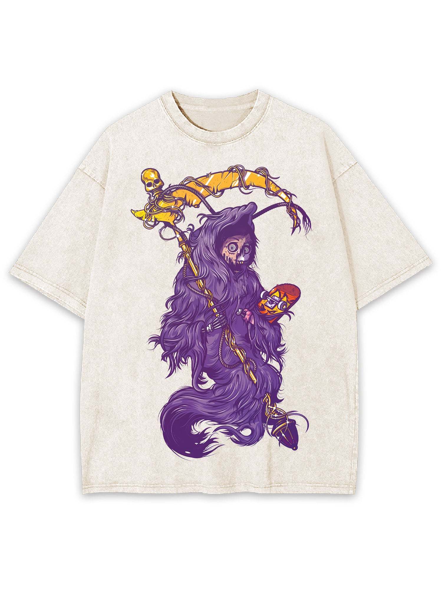 Grim Harvester Washed Tshirt-ClassyOutlaw Sale