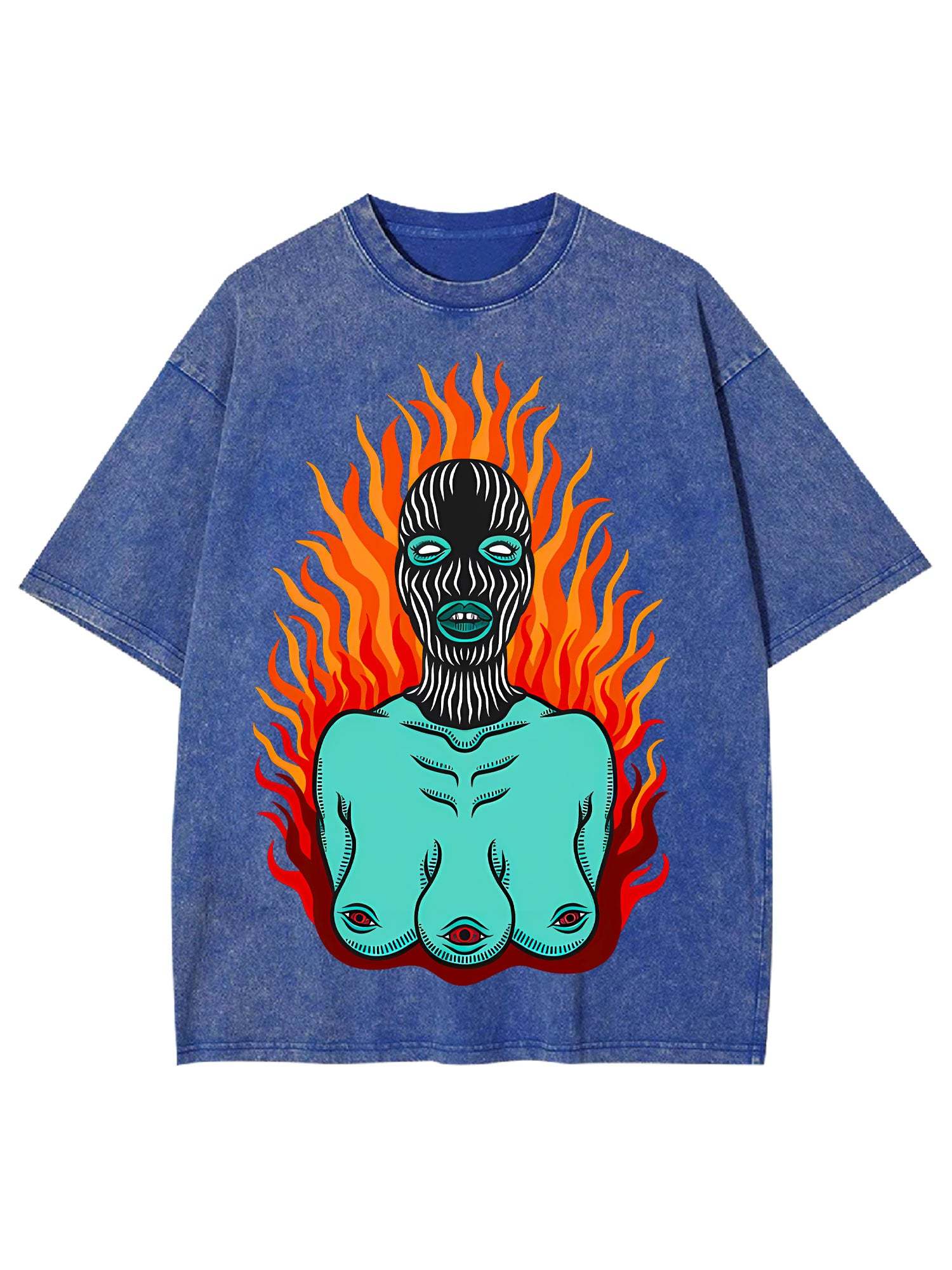 Flames Washed Tshirt
