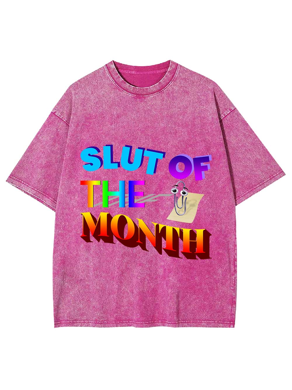 Slut Of The Month Washed Tshirt