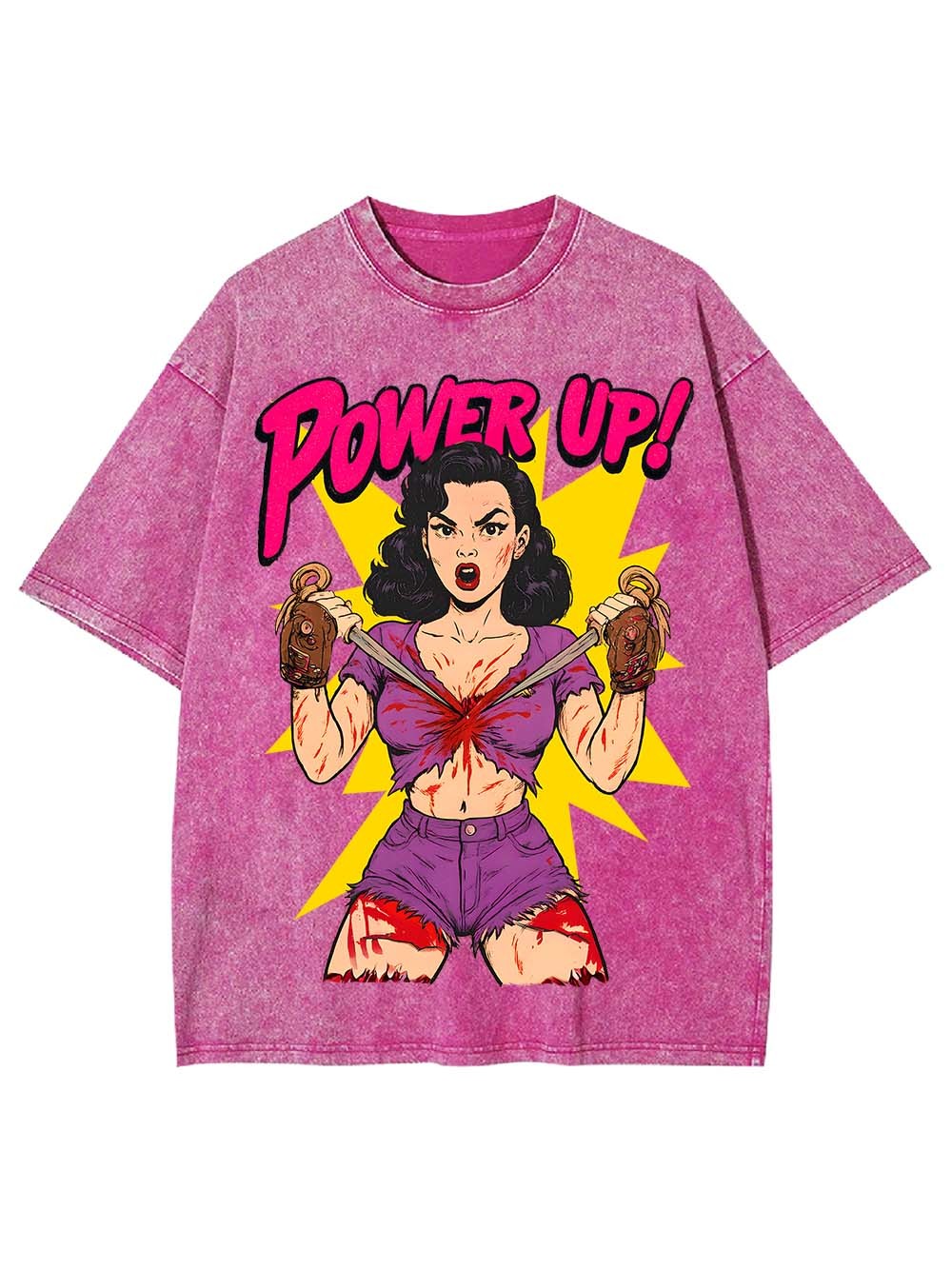 Power Up! Washed Tshirt