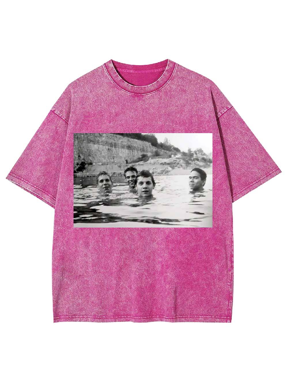 Floating in Time Washed Tshirt