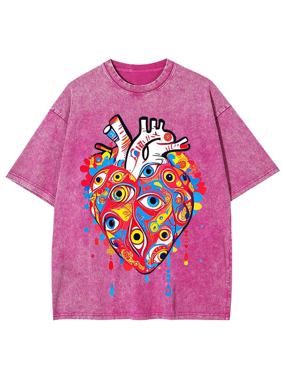 EYE OF THE HEART WASHED TSHIRT