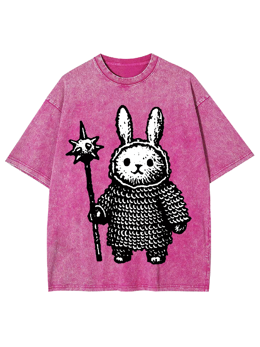 Knight Bunny Defender Washed Tshirt