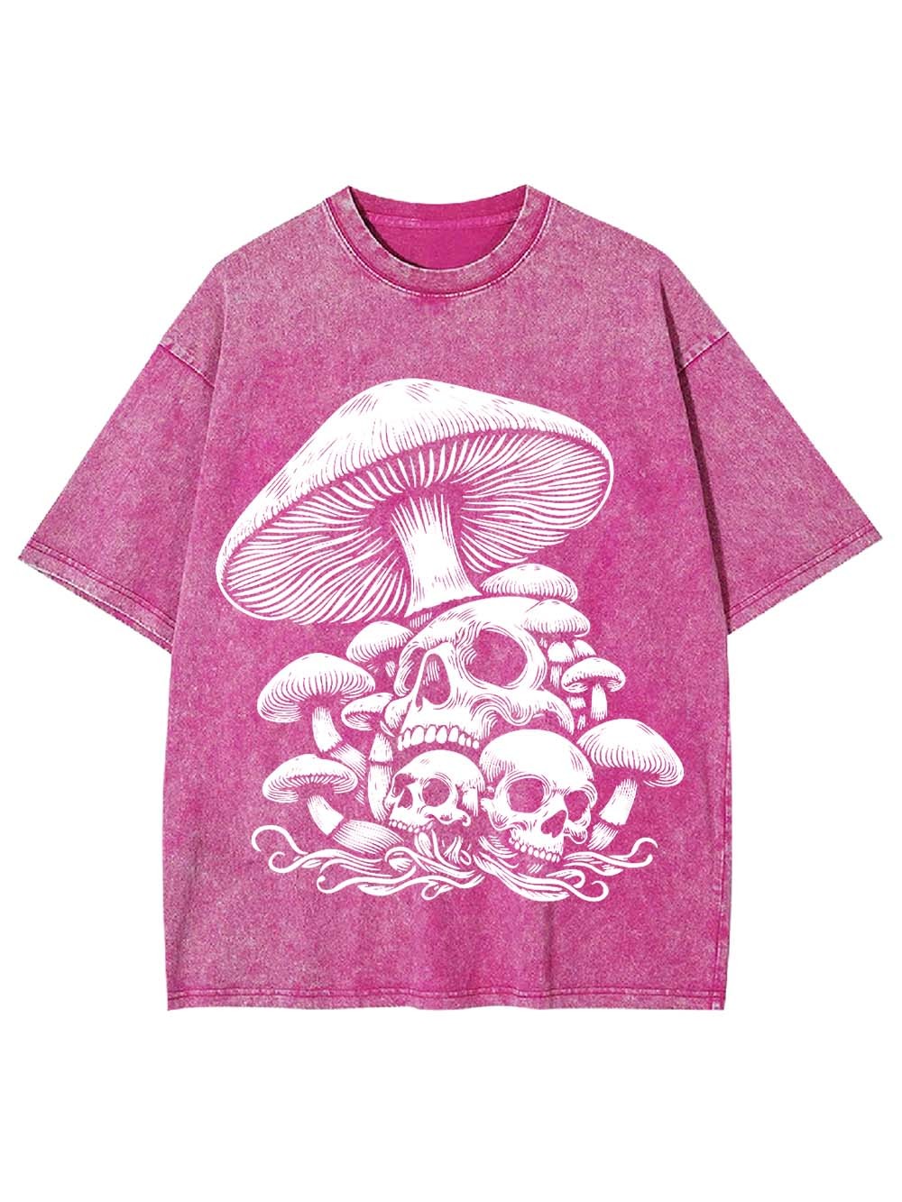 MUSHROOM SKULL GROVE WASHED TSHIRT