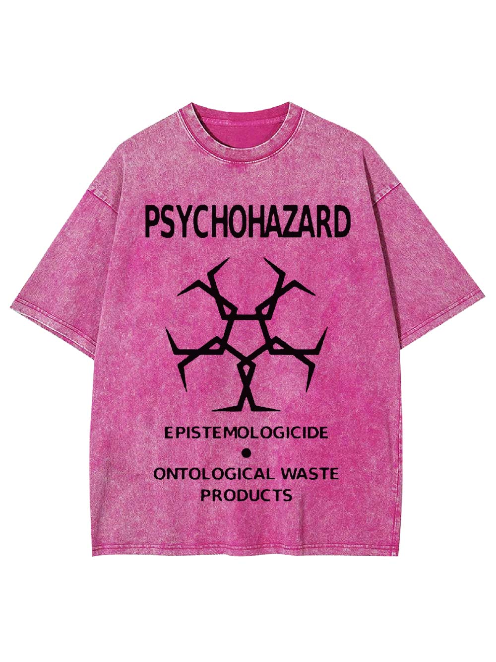 Psychohazard Warning Washed Tshirt