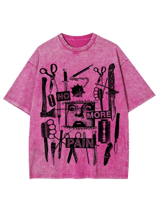 No More Pain Washed Tshirt