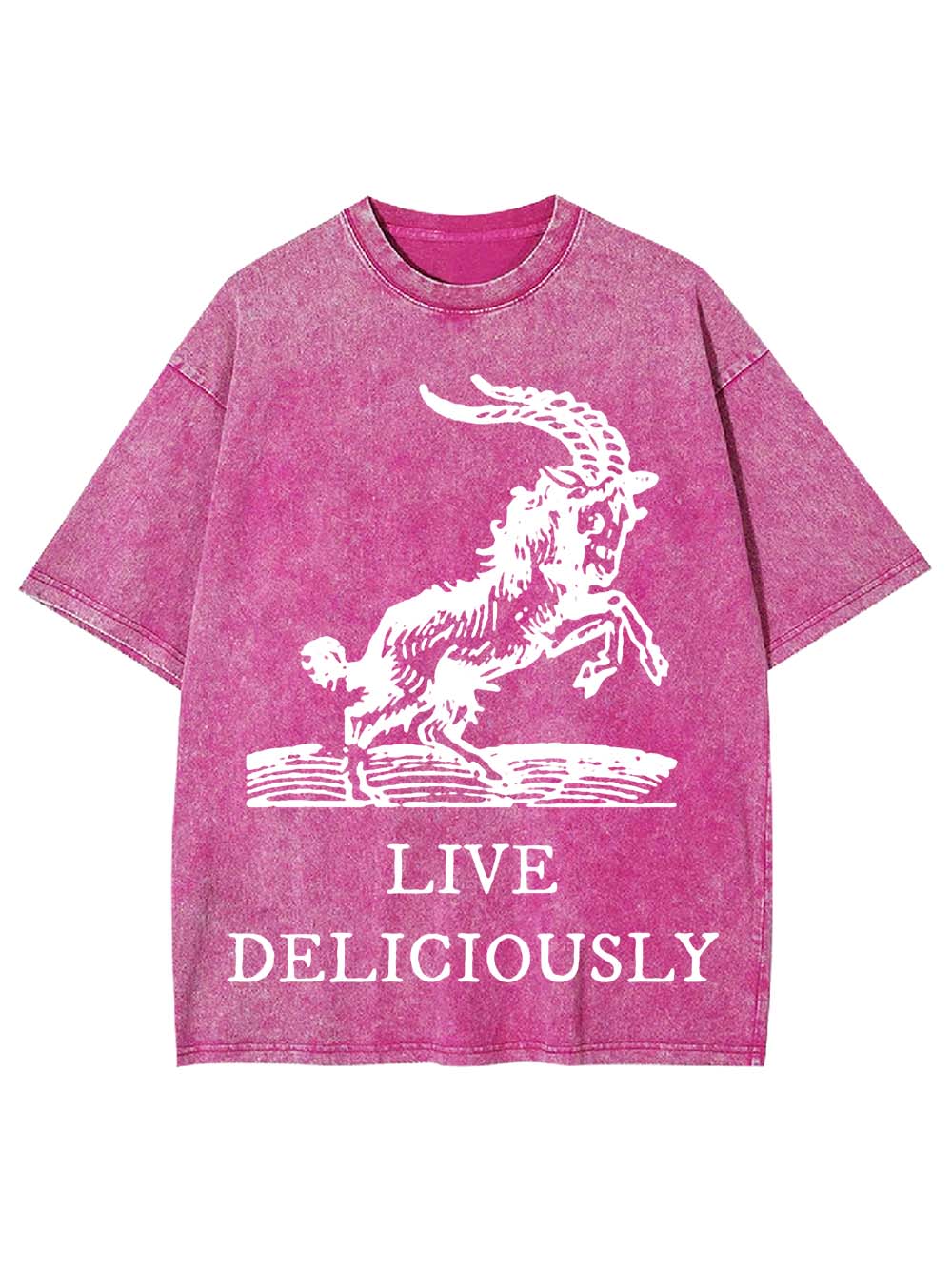 Live Deliciously Washed Tshirt