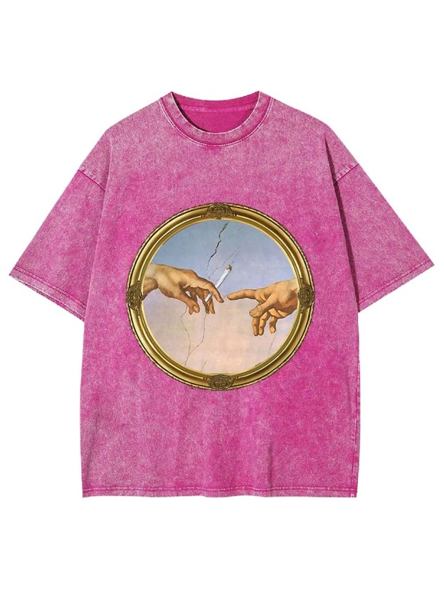The Smoking Creation Washed Tshirt
