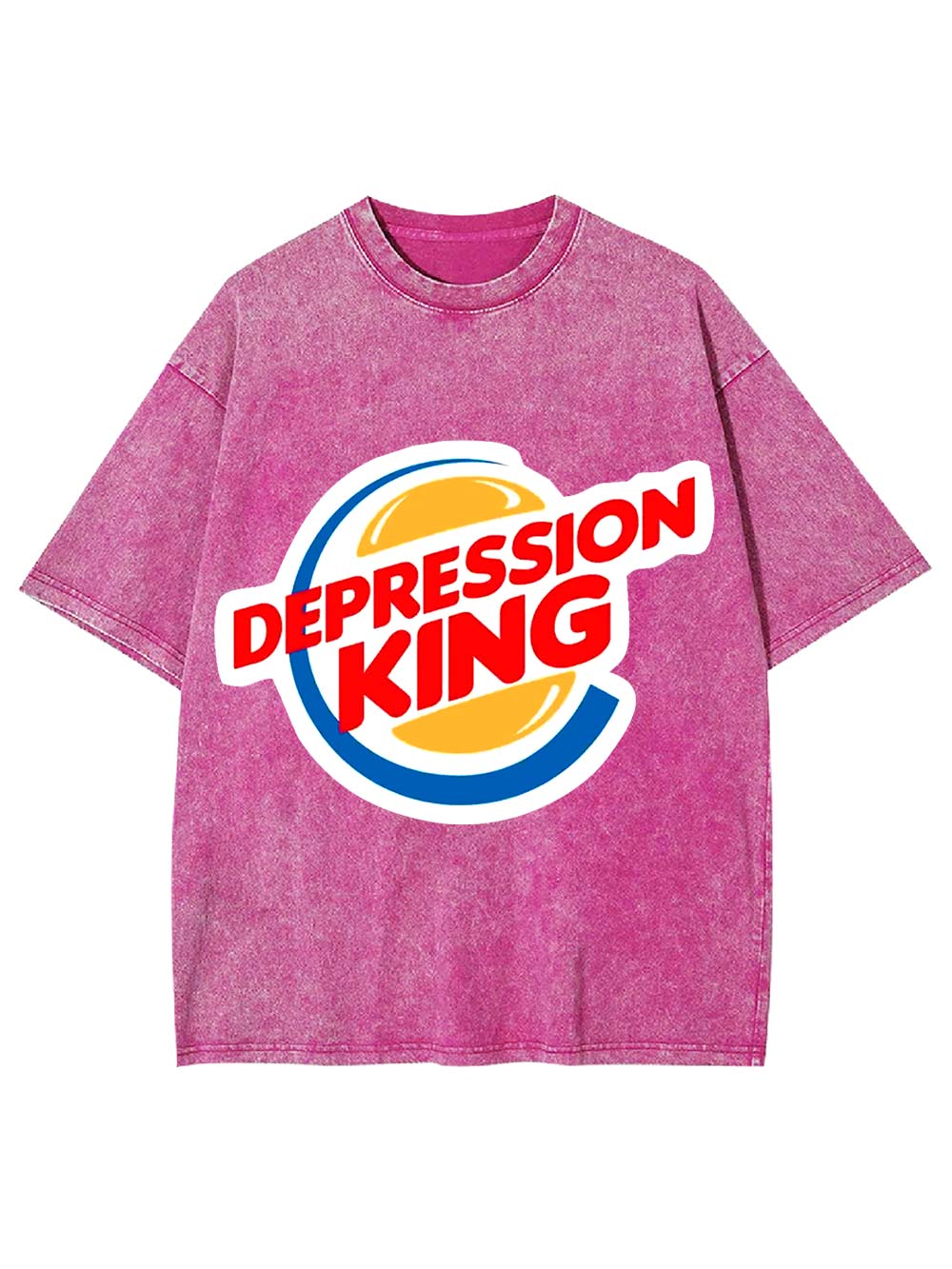 Depression King Washed Tshirt