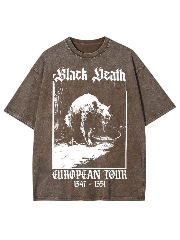 Black Death Washed Tshirt