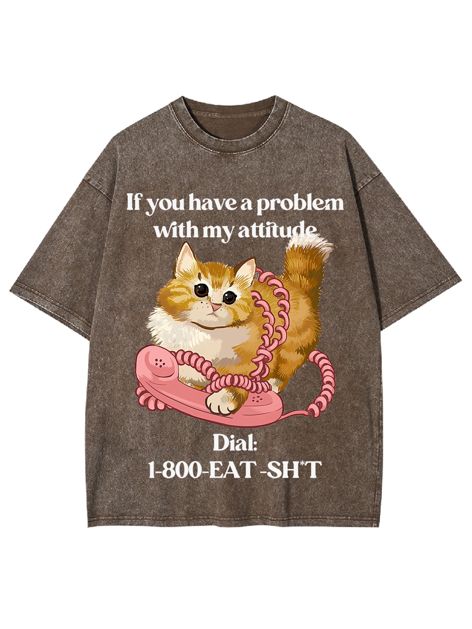 Call The Number Washed Tshirt