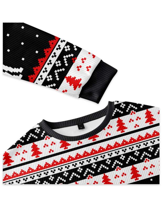 F*K ELK UGLY CHRISTMAS SWEATSHIRT