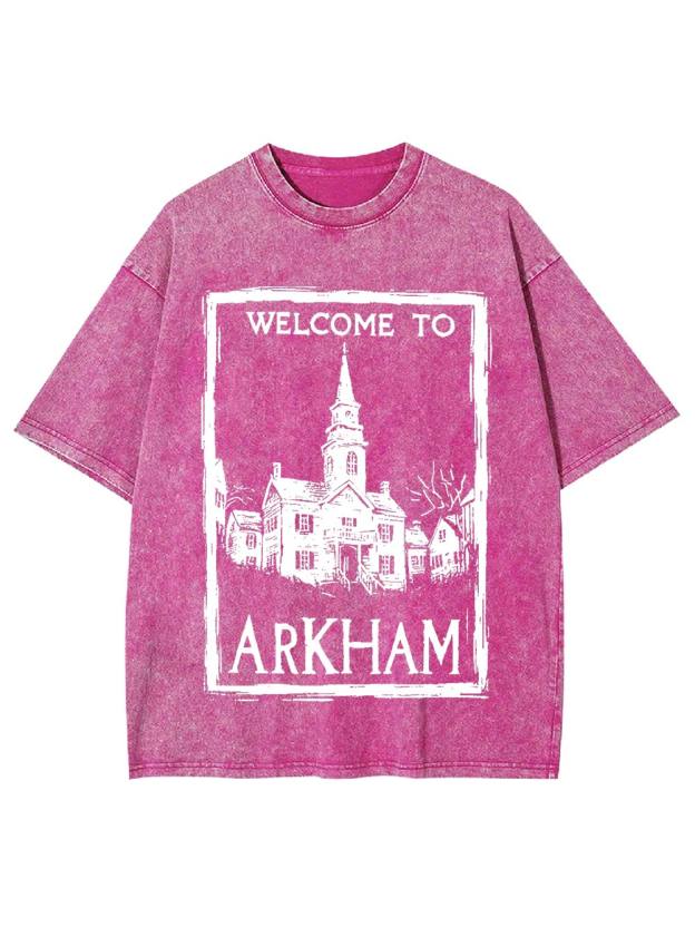 Welcome to Arkham Washed Tshirt