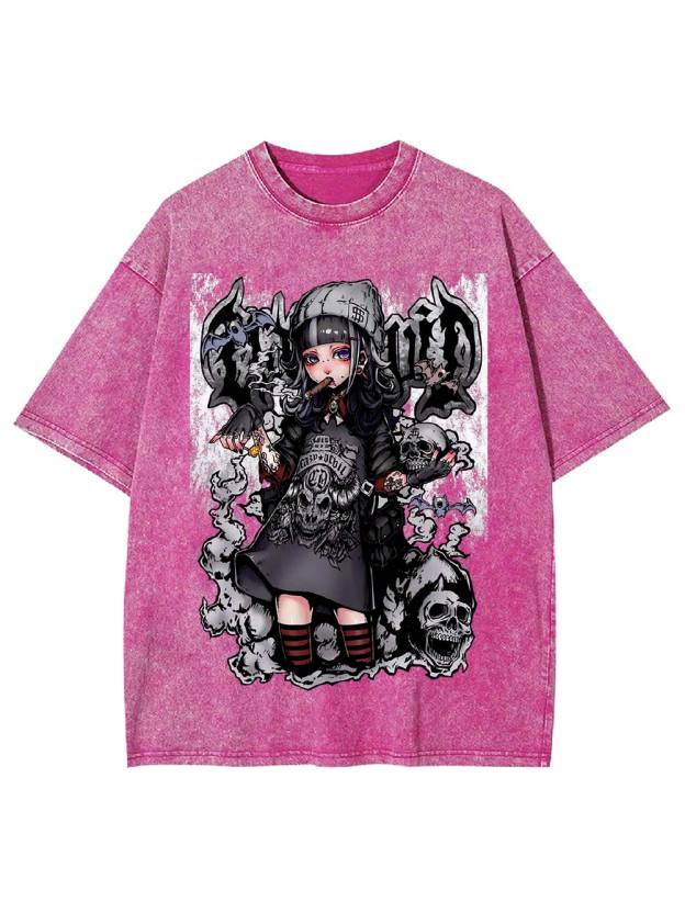 Gothic Reape Washed Tshirt