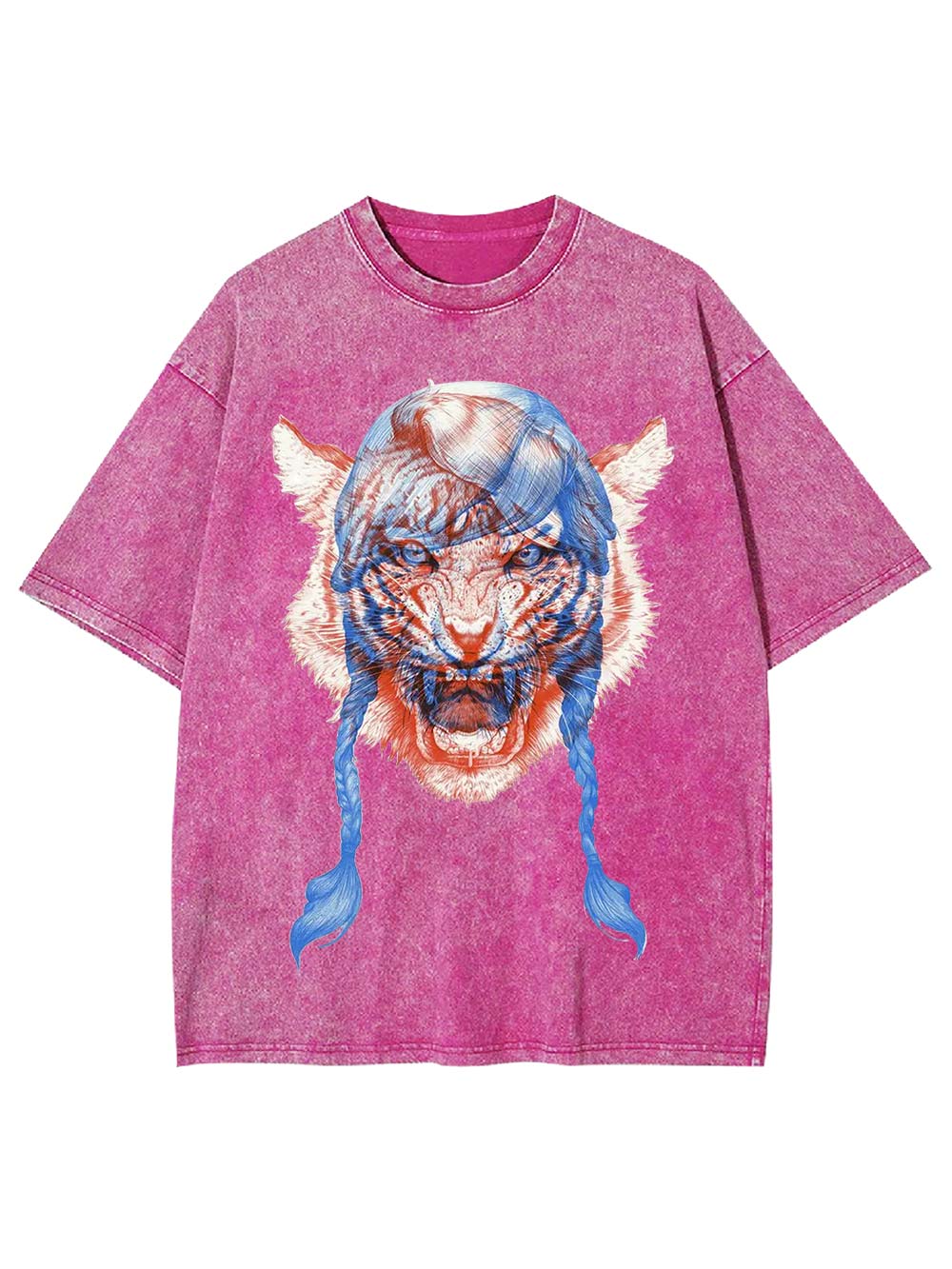 Fierce Braided Beast Washed Tshirt
