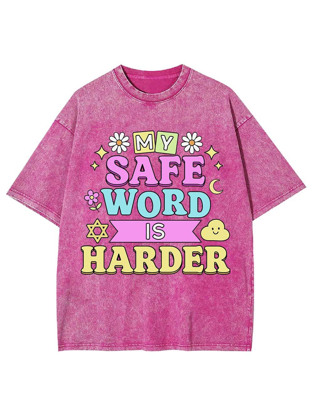 Safe Word Washed Tshirt