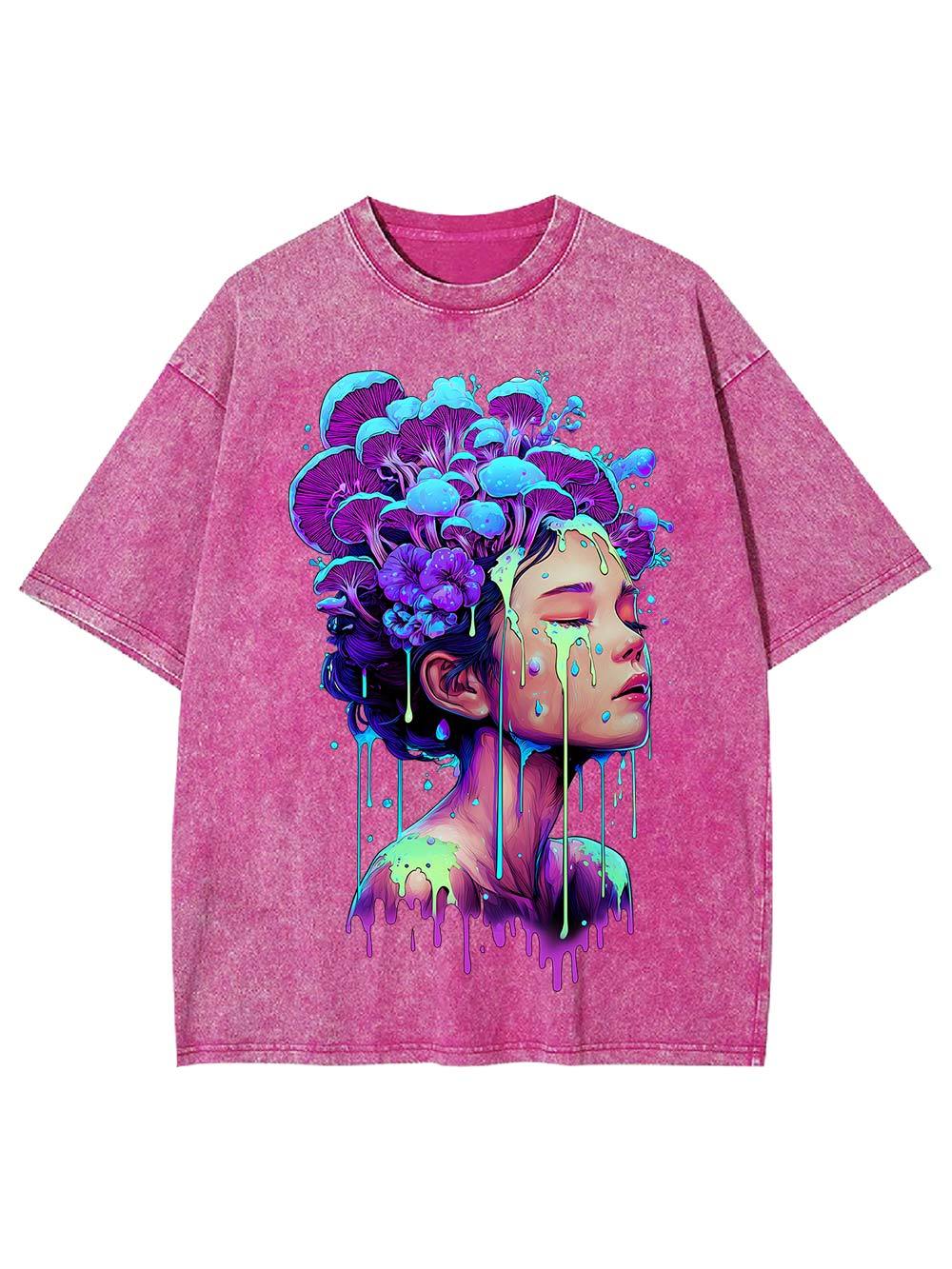 hauni mushroom Washed Tshirt