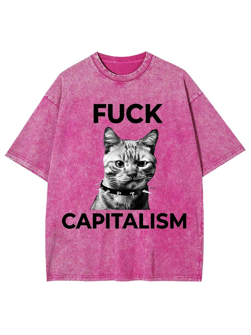 Rebel Cat Washed Tshirt