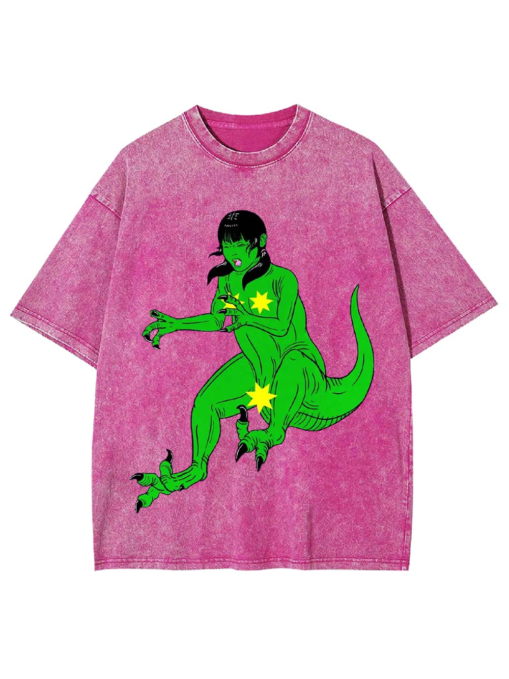 Reptilian Transformation Washed Tshirt