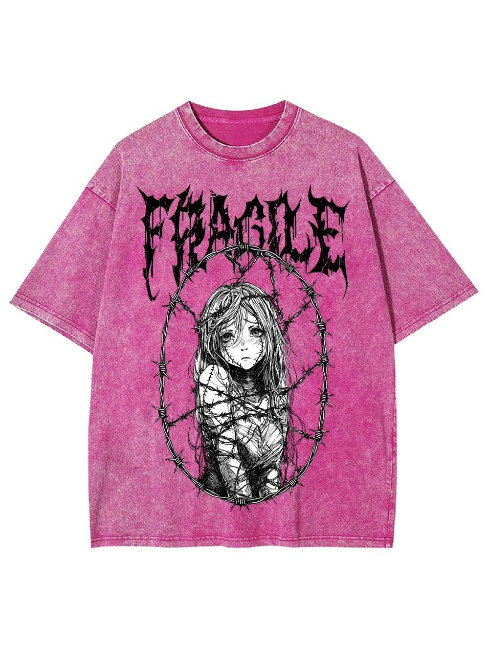 Fragile Boundaries Washed Tshirt