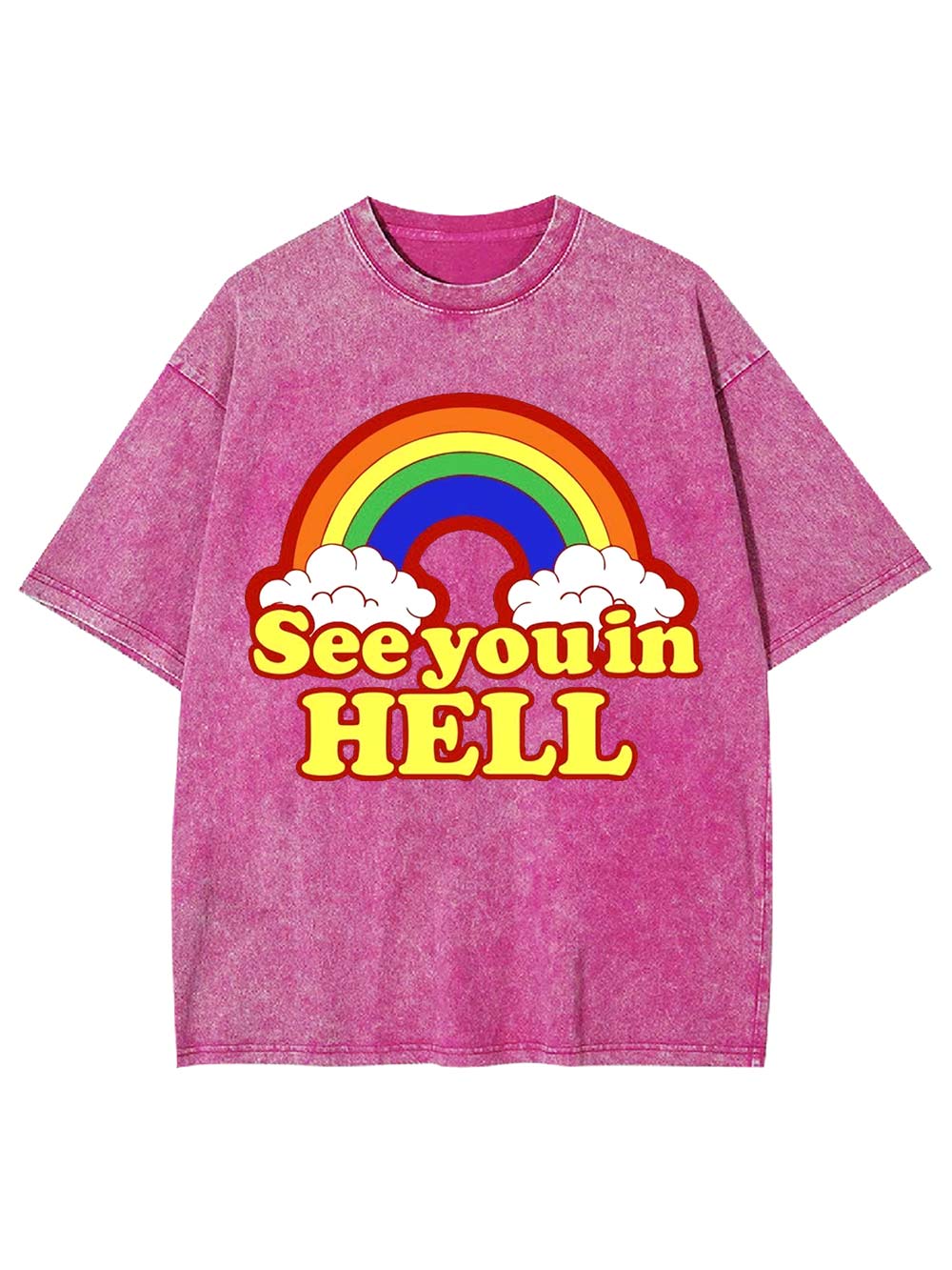 See You in Hell Washed Tshirt