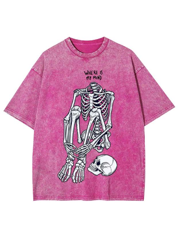 Where Is My Mind Washed Tshirt