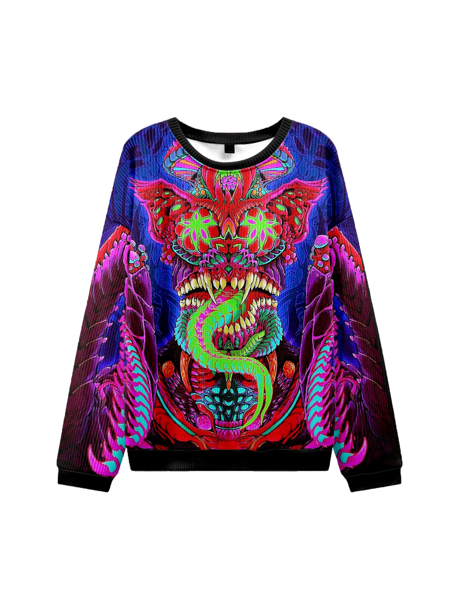 PSYCHEDLIC KNIT SWEATER-ClassyOutlaw Sale