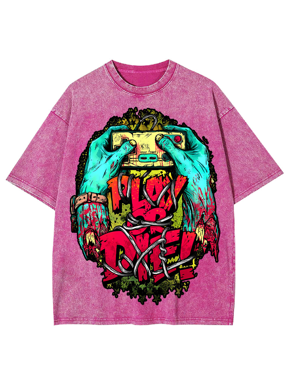 Play Or Die! Washed Tshirt