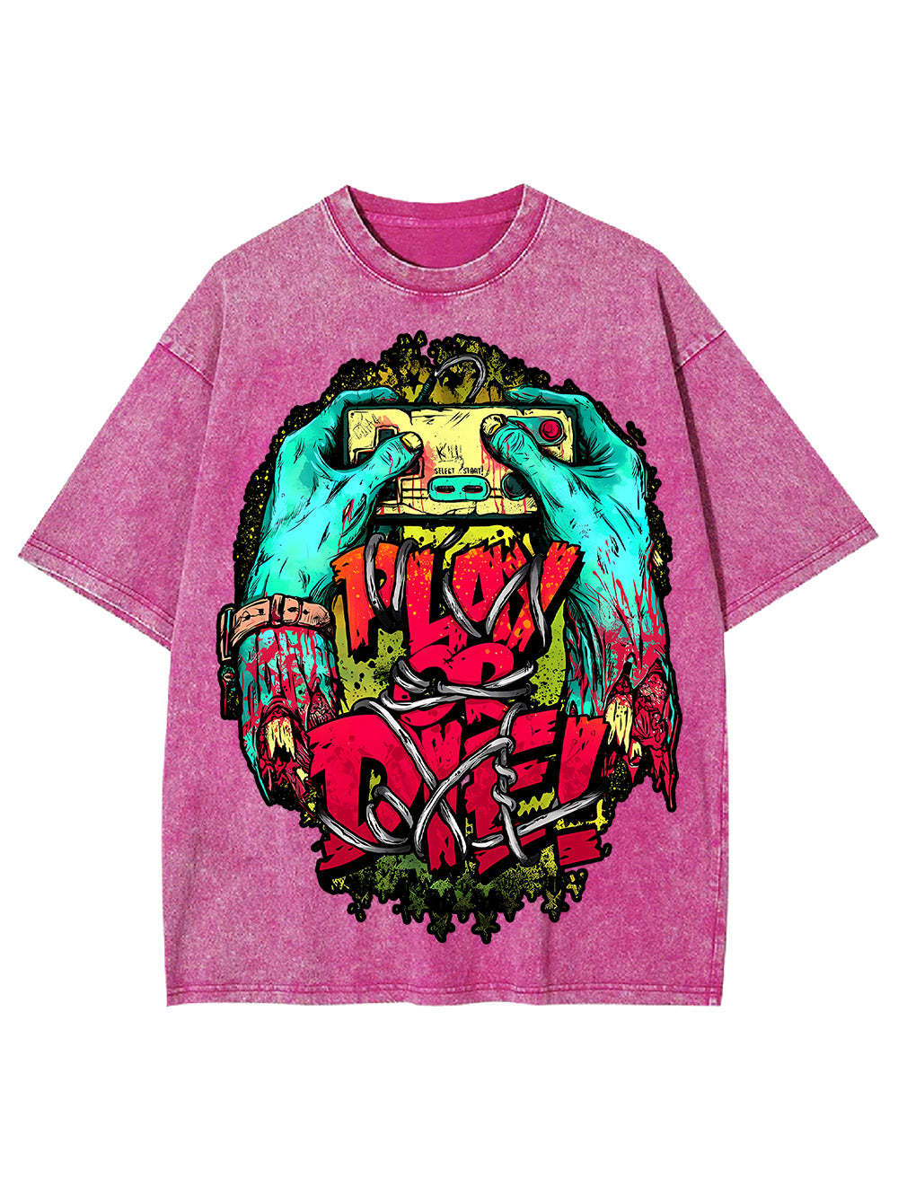 Play Or Die! Washed Tshirt