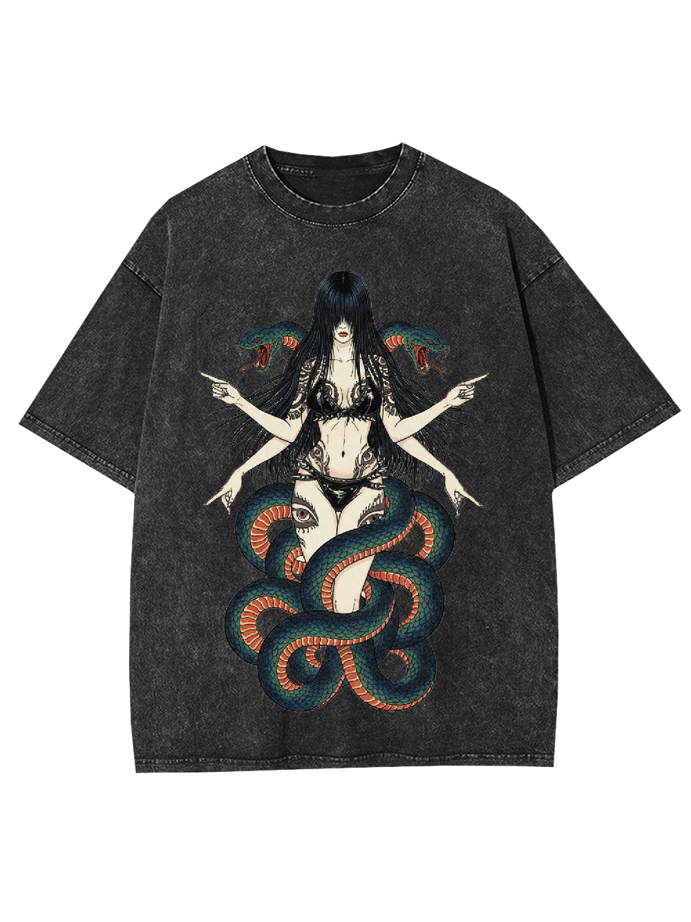 Serpent Goddess Washed Tshirt