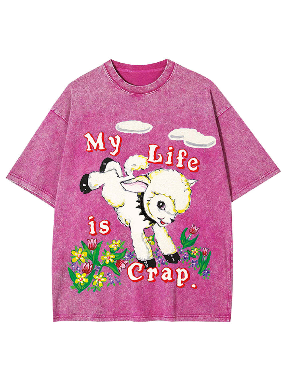My Life Is Crap Washed Tshirt